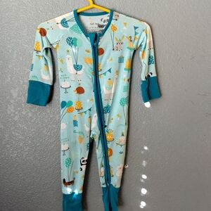 Little Sleepies Happy Birthday Onesie